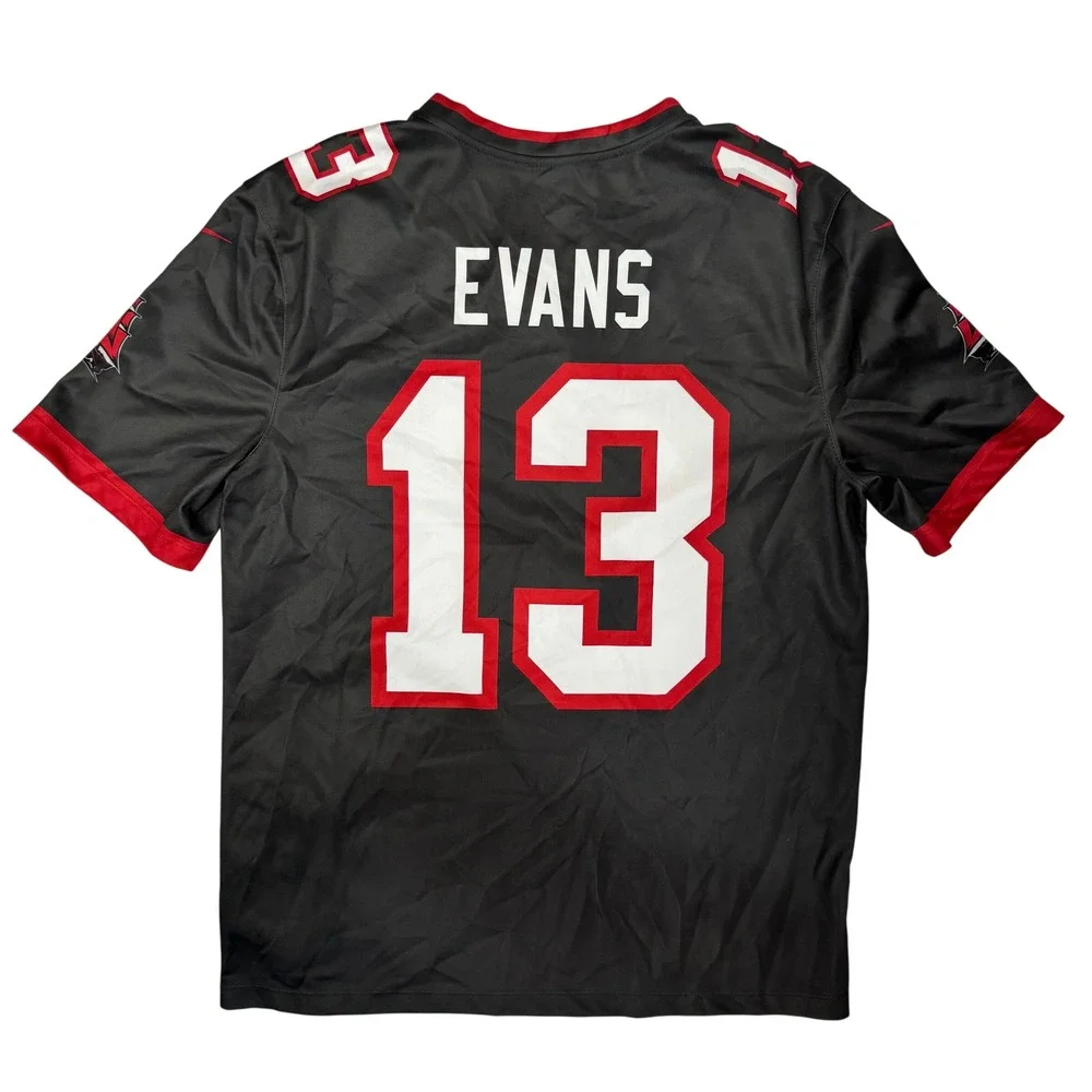 Nike NFL Tampa Bay Buccaneers Mike Evans 13 Black Jersey Mens Large Dri-FIT